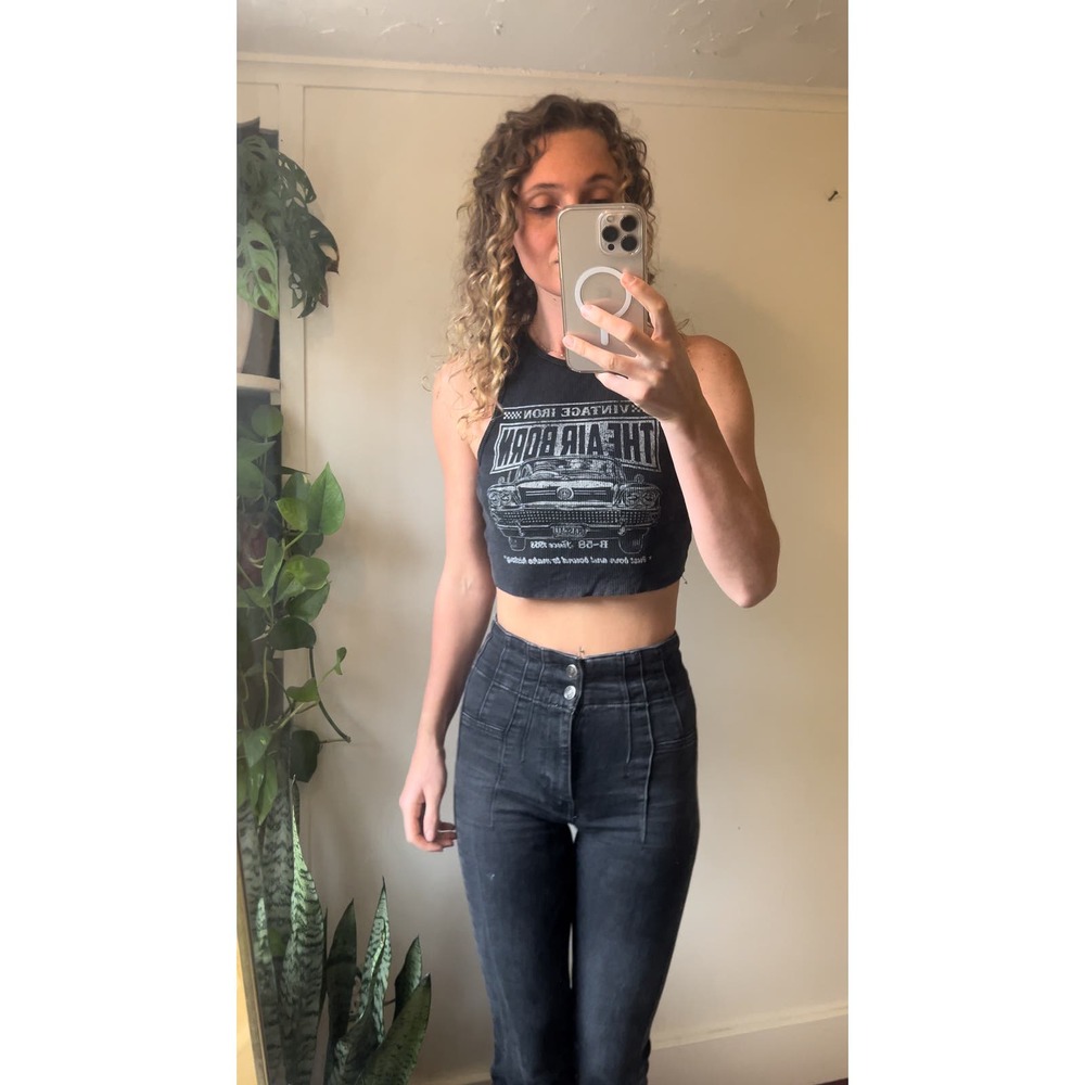 Garage crop top XS
